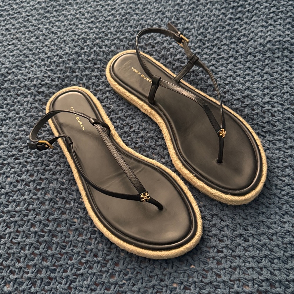 Tory Burch Black Sandals